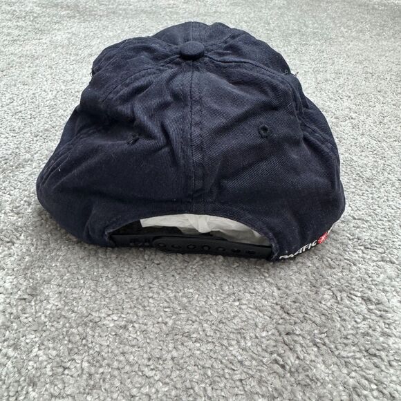 Vintage 90s San Jose Sharks NHL Snapback Hat Cap Unisex Navy Pacific Bell Promo - Picture 7 of 13